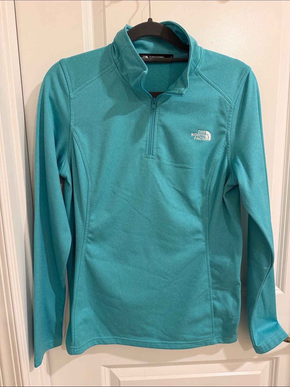 The North Face Women's Teal Half-Zip Fleece Pullover